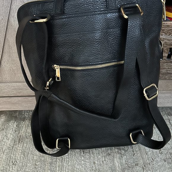 Leather Back pack - Picture 2 of 3